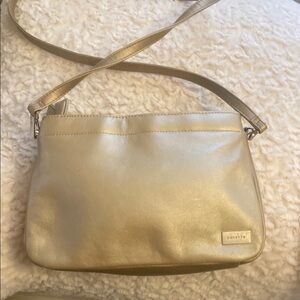 Gold tone leather Women's Bag